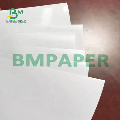le PE 80g + 15g a stratifié le papier excentré blanc blanchi imperméable de Woodfree