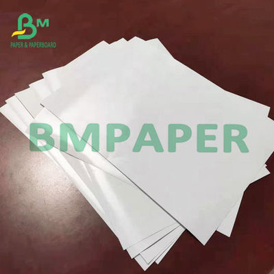 le PE 80g + 15g a stratifié le papier excentré blanc blanchi imperméable de Woodfree