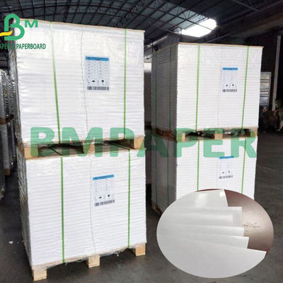 le PE 80g + 15g a stratifié le papier excentré blanc blanchi imperméable de Woodfree