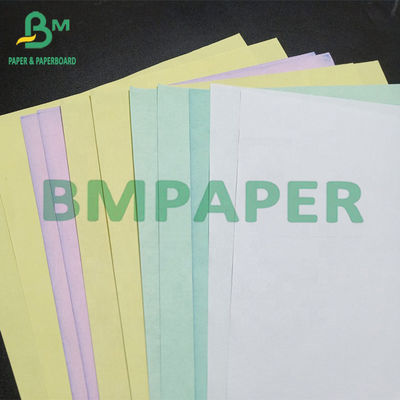 feuille inoffensive sans carbone colorée de papier-copie de 50g 55g pour l'impression de facture