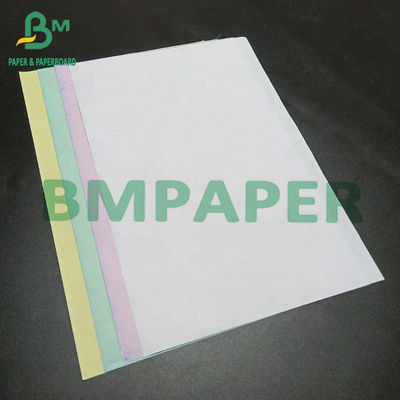 feuille inoffensive sans carbone colorée de papier-copie de 50g 55g pour l'impression de facture