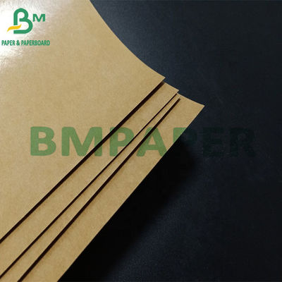 catégorie comestible Brown Papier d'emballage Papel de revêtement latéral du PE 140g + 15g un pour l'emballage de nourriture