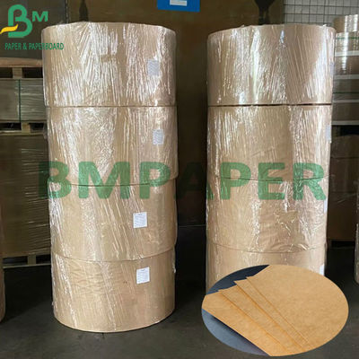 catégorie comestible Brown Papier d'emballage Papel de revêtement latéral du PE 140g + 15g un pour l'emballage de nourriture