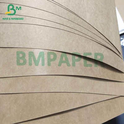 Bol de soupe naturel dégradable à actions de tasse de FDA Brown Papier d'emballage 250gsm de papier