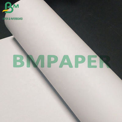 petit pain non-enduit de papier à dessin de DAO de Papel de blancheur de 80g 30inch de jet d'encre à hauteur de traceur
