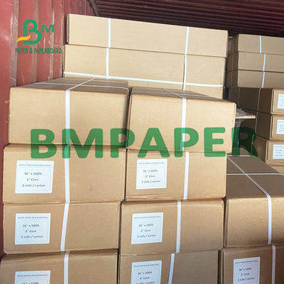 papier vergé blanc de 36" de X 500ft 20lb 92br pour le dessin industriel