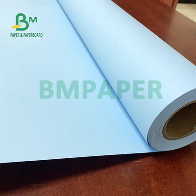 Le double 20LB dégrossit le papier-copie de construction bleu 620mm x 100m non-enduits