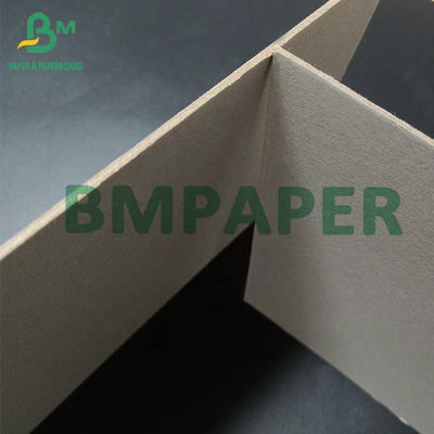 Réutilisé réduisez en pulpe côtés épais Grey Paper Board For Folders de 0.4mm - de 2mm les doubles