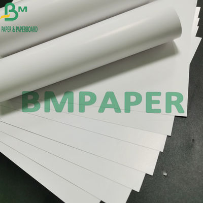 C2S couvrent le papier en soie de lustre, 120g 24 le × 36" le texte blanc Art Paper Double Sides Coated brillant
