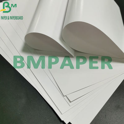 C2S couvrent le papier en soie de lustre, 120g 24 le × 36" le texte blanc Art Paper Double Sides Coated brillant