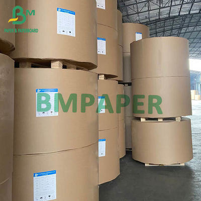 Petit pain blanc 50gsm 53gsm 60gsm 65cm de papier vergé de pulpe recyclable enorme 100cm
