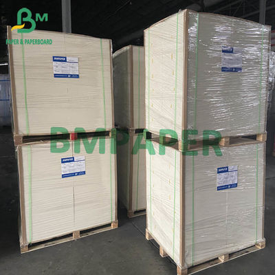 Petit pain blanc 50gsm 53gsm 60gsm 65cm de papier vergé de pulpe recyclable enorme 100cm