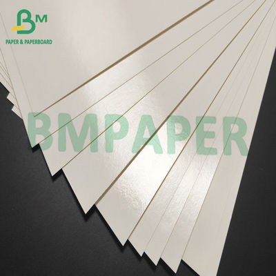 poly papier blanc enduit compostable du carton 300gsm pour des bols de soupe