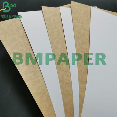 Blanc de papier d'emballage de catégorie comestible de la pulpe 325gsm de Vierge enduit de Brown de retour