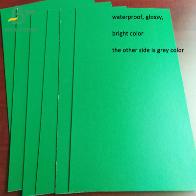 dossiers laqués verts de Grey Back Paperboard For File de dessus de 1.2mm