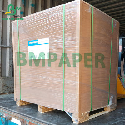 Panneau enduit matériel Brown naturel de papier d'emballage de boîte à emporter poly