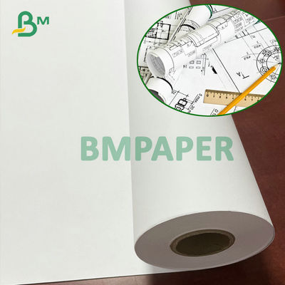 2&quot; petit pain blanc 24&quot; de lien de DAO de Jet Engineering Paper 20# d'encre de noyau x 300ft