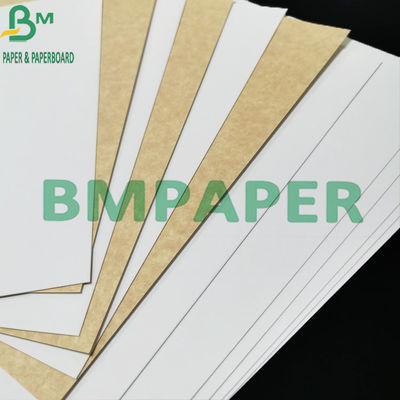 la catégorie 300gsm comestible a enduit le papier d'emballage blanc de Brown de retour pour le conteneur de nourriture