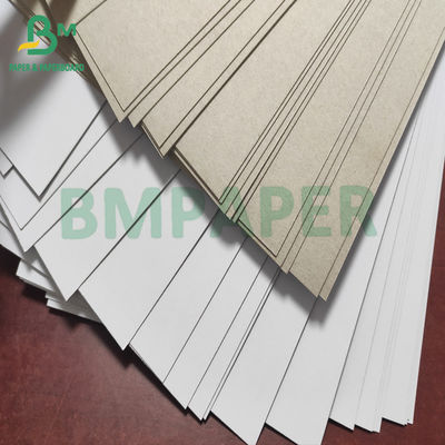 400gsm recyclable a entièrement enduit le carton gris rayé blanc Grey Back