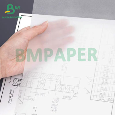 Aucun papier de découverte de revêtement ne roulent 20 dans X 55 yards que la découverte modèlent le papier translucide blanc
