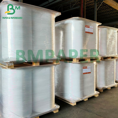 Nourriture 24gsm sûr Straw Wrap Paper White Color 27mm x 6000 mètres de Rolls