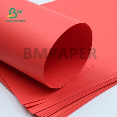 100 - papier Bristol non-enduit de couleur rouge de 250gsm pour l'image claire du métier 1350mm de DIY