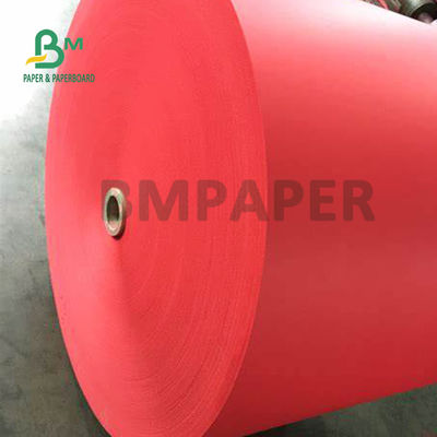 100 - papier Bristol non-enduit de couleur rouge de 250gsm pour l'image claire du métier 1350mm de DIY