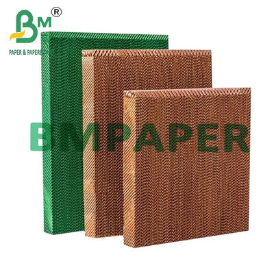 mur de refroidissement de papier de protection de cellulose de couleur de 95g Brown pour le système de refroidissement de Chambre de volaille