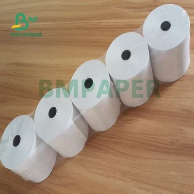 petit pain de papier thermique de position d'imprimante de machine d'atmosphère de 65gsm pour le supermarché 80 x 80mm