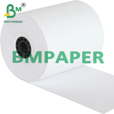 reçu thermique de noir d'impression de 55gsm 48gsm Rolls de papier pour la caisse enregistreuse