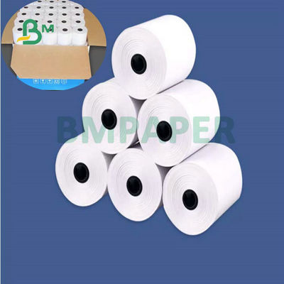 petit pain de papier thermosensible de caisse enregistreuse de 55gr 80x80mm 57x40mm pour la position de banque