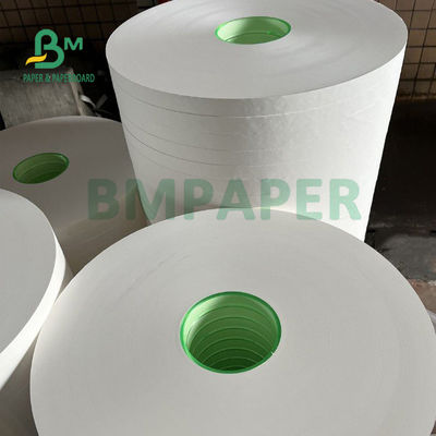 blanc Papier d'emballage Straw Wrapping Paper Roll de 24gsm 28gsm 25mm 26.5mm compostables