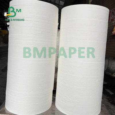 blanc Papier d'emballage Straw Wrapping Paper Roll de 24gsm 28gsm 25mm 26.5mm compostables