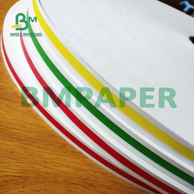 La Vierge de catégorie comestible de 60GSM 120GSM réduisent en pulpe Papier d'emballage blanc Straw Paper For Disposable Straws
