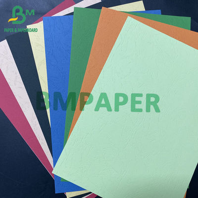 Papier texturé 110 gm 150 gm 230 gm imprimable couleur papier de couverture papier de pâte vierge feuilles