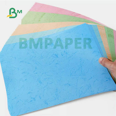 A3 A4 180gr 200gr Impression offset en relief en cuir en grains Carton de couverture pour la reliure de couverture