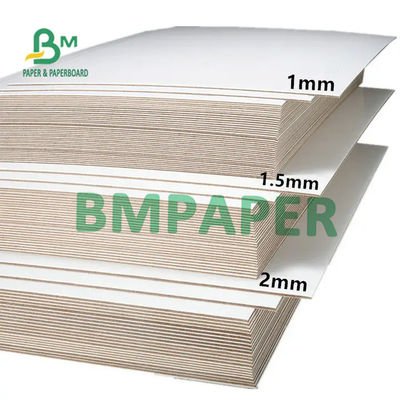 1 mm 1,5 mm 2,0 mm Carton recouvert d'argile à deux côtés Carton blanc gris Moyen 31 ′′ X 43 ′′ 787 mm X 1092 mm
