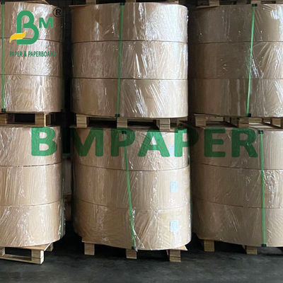 Pâte vierge de qualité alimentaire 28 GSM Papier d'emballage à base de paille kraft blanc laminé pour l'emballage du tabac
