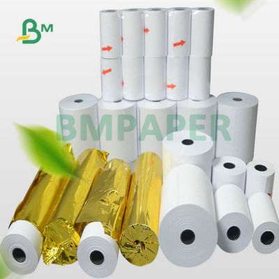 48 gr 50 gr 80X80MT 50X50MT ATM POS Banque Caisse enregistreuse en papier thermique