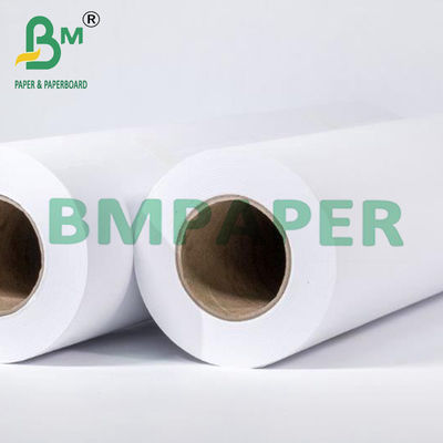 36 ′′ x 150 ′′ papier de tracé 20 lb non recouvert 96 blanc brillant pour ingénieurs