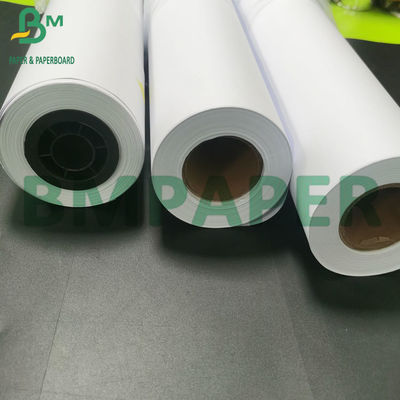20lb papier blanc de traceur de CAO de haute luminosité papier de liaison propre pour l'ingénierie