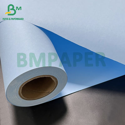 20lb Bon caractère imprimable 36 &quot; * 50 yards papier CAO bleu teinté