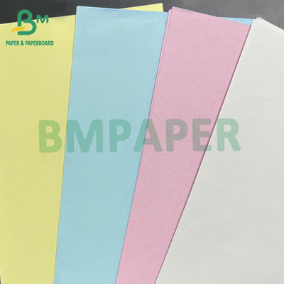 60 grammes de papier de transfert de copie sans carbone blanc jaune rose bleu