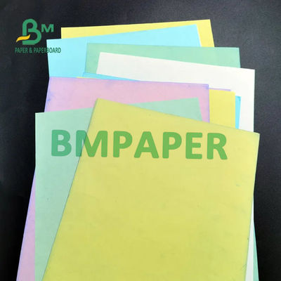 Papier de papier NC sans carbone de pâte vierge CB CFB CF 3 plies papier de facture d'impression cinq couleurs papier de formulaire informatique