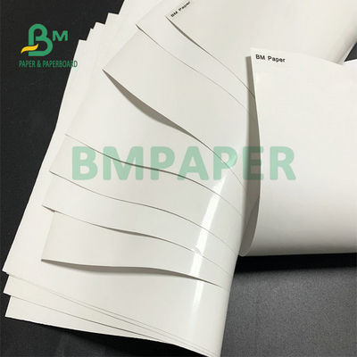 Papier chromé recouvert de C1S 80 gm 100 gm brillant pour la fabrication d'autocollants d'étiquettes
