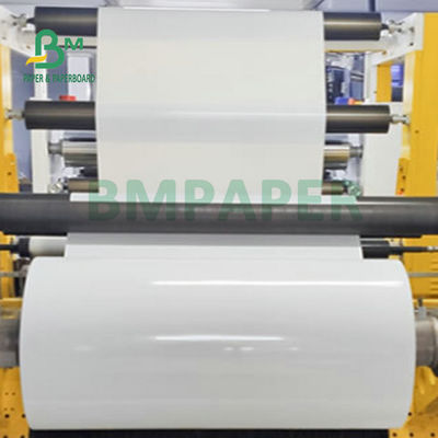 Papier chromé recouvert de C1S 80 gm 100 gm brillant pour la fabrication d'autocollants d'étiquettes