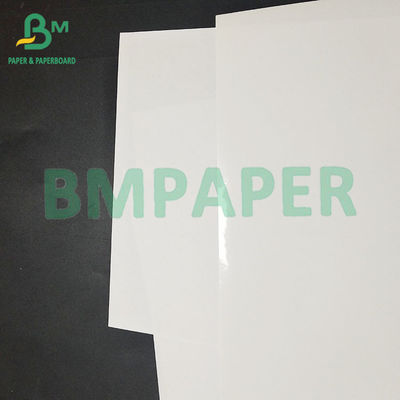 Papier métallisé blanc imprimé clairement pour l' étiquette à l' extérieur de la bouteille