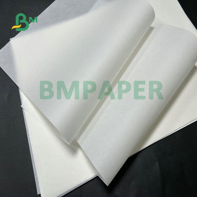 30 gm 50 gm Papier blanchi 100% alimentaire résistant à la graisse Pour Hambourg Emballé 11 x 17 pouces