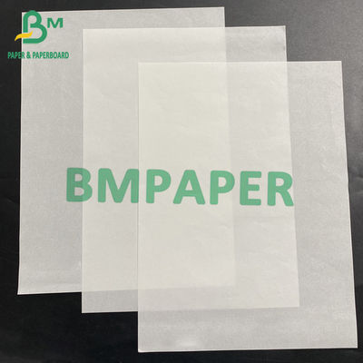50 g de papier inoxydable, imprimable pour les aliments, enveloppe blanche pour hamburger, emballage pour sandwich