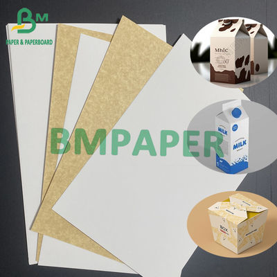 200 g Carton blanc Kraft Retour aseptique pour emballage liquide congelé papier d'emballage de boissons largeur 1080 mm